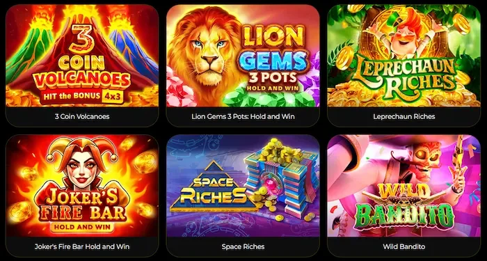 Kaboom Slots Casino Home games